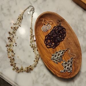 ○○ Free○○ Olivewood Tray And Jewelry Free W Purchase